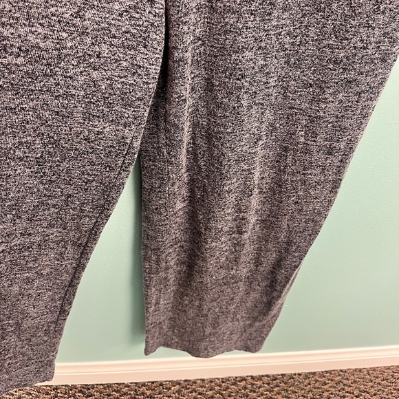 Suzanne betro simple heather navy pocket button-front wide leg jumpsuit size xl - Picture 4 of 6